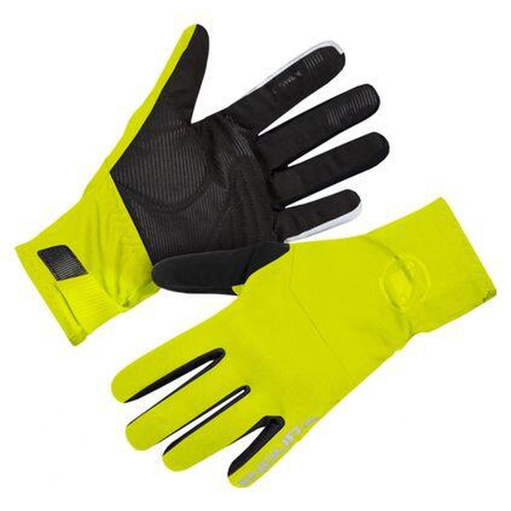 Endura - Gants Longs Endura Deluge Jaune Fluo - Gants - Jaune|noir - 44 L - Decathlon