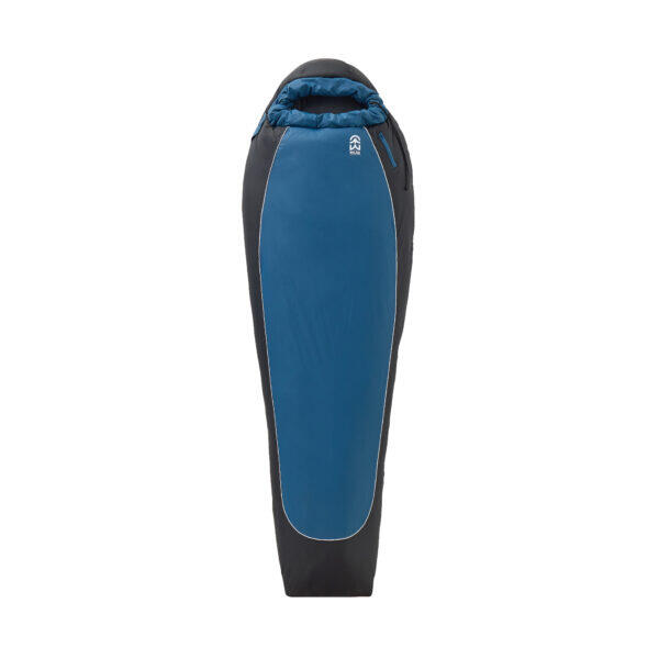 Wilsa Outdoor - Sac De Couchage Expédition Explorer Regular Noir Et Bleu Gauche - Sac De Couchage - Noir - Decathlon