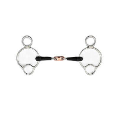 3 ring bit voor rubberen paarden premier equine