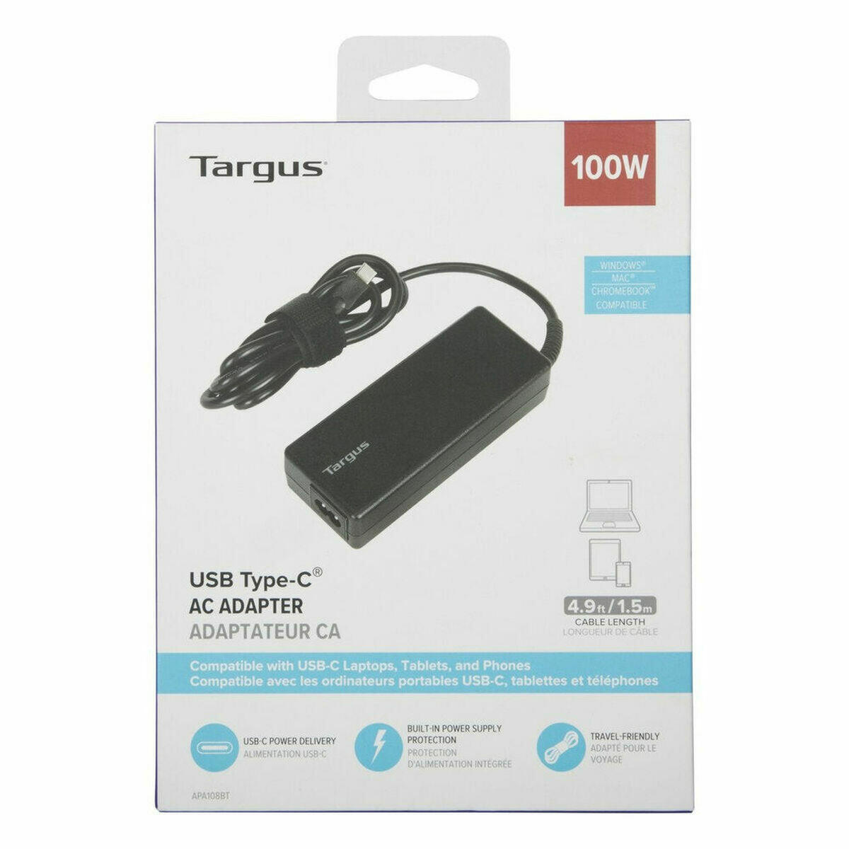 TARGUS Caricabatterie Portatile Targus APA108EU 100 W