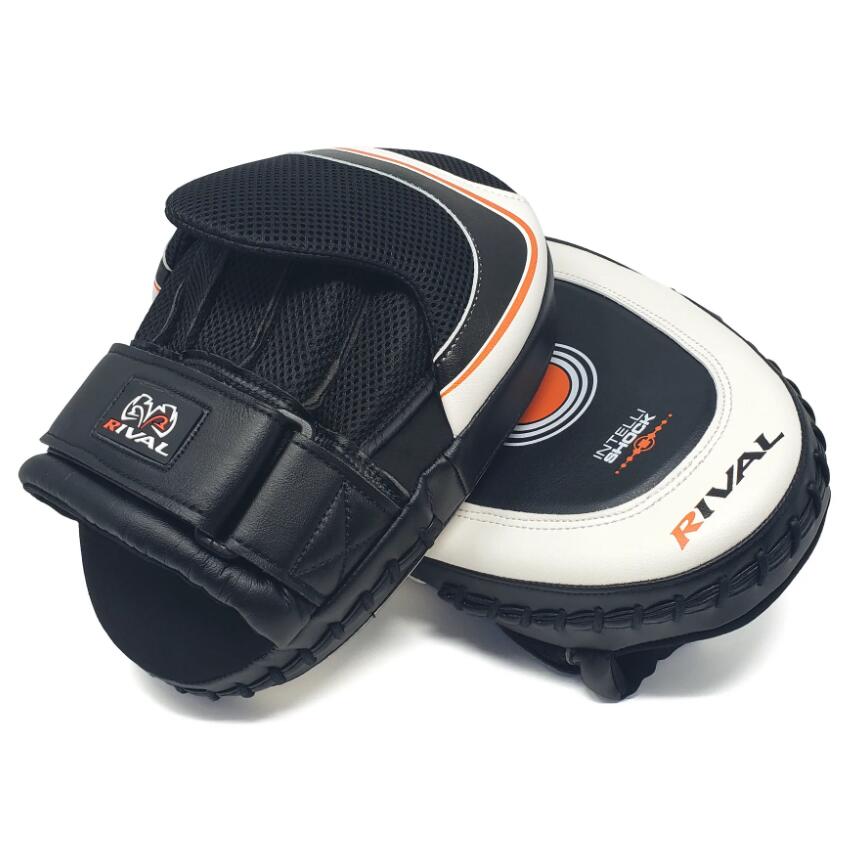 Tarcze Bokserskie Rival INTELLI-SHOCK Punch Mitts RPM10 (next gen.) Białe/Czarne 2/3