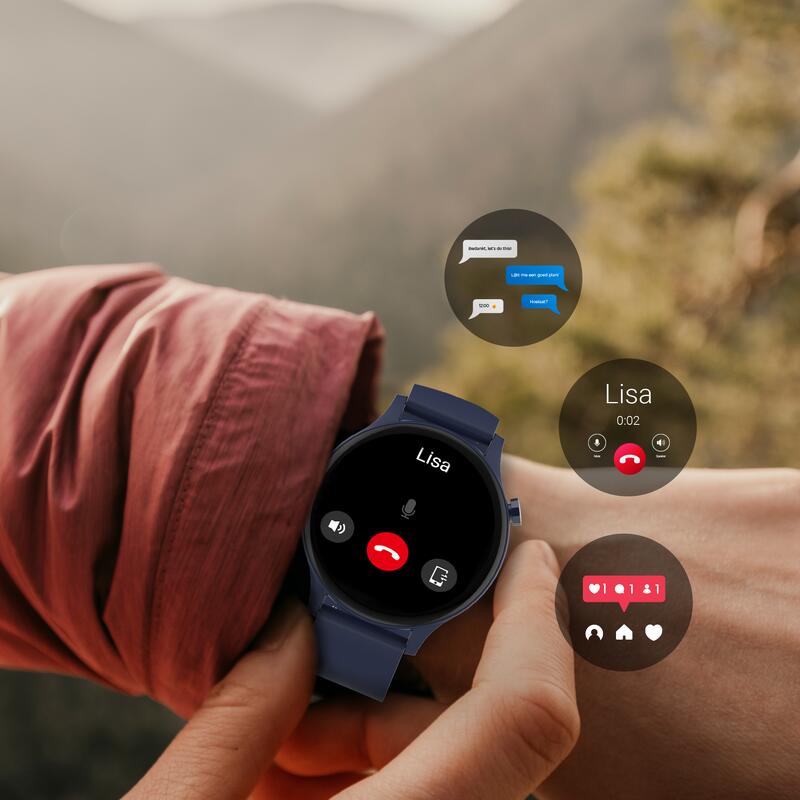 Montre Connectée - Fonction Appels  - Montre de Sport - SWC338