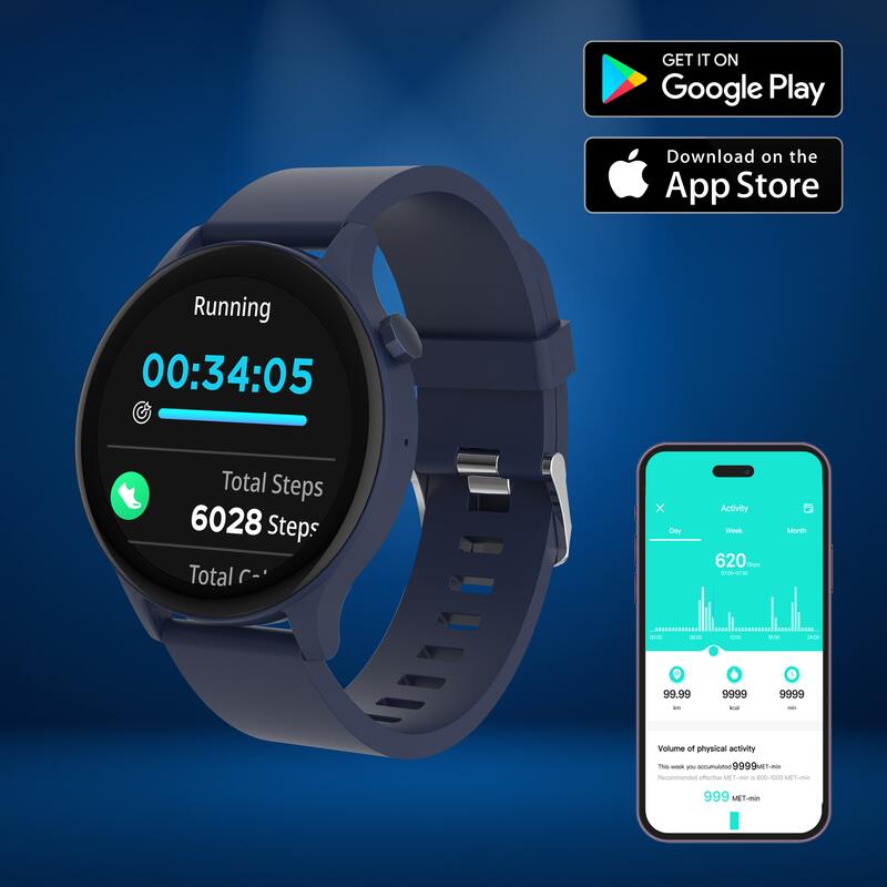 Montre Connectée - Fonction Appels  - Montre de Sport - SWC338