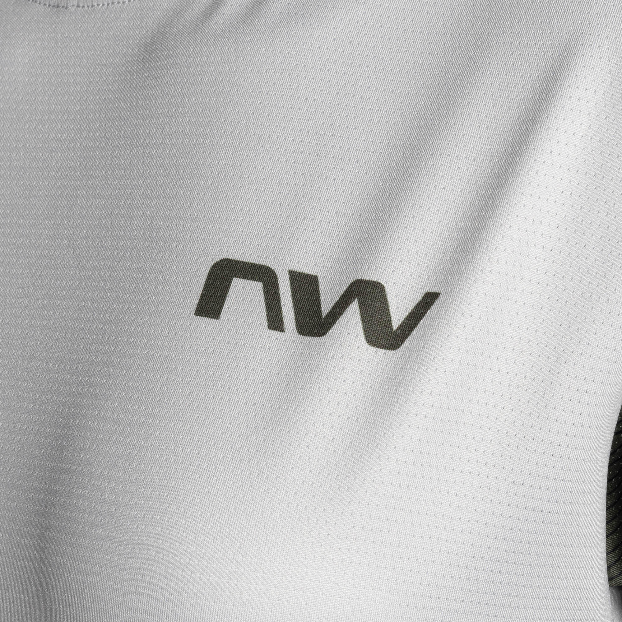 Northwave Xtrail 2 Kurzarmtrikot für Frauen in Hellgrau 3/5
