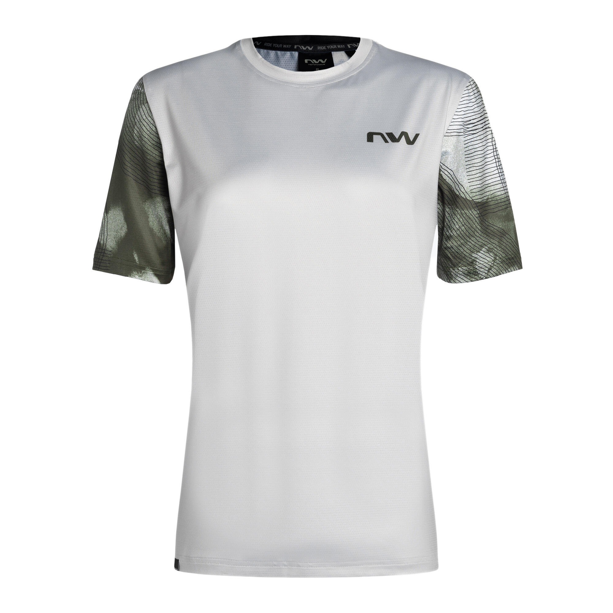 Northwave Xtrail 2 Kurzarmtrikot für Frauen in Hellgrau 5/5