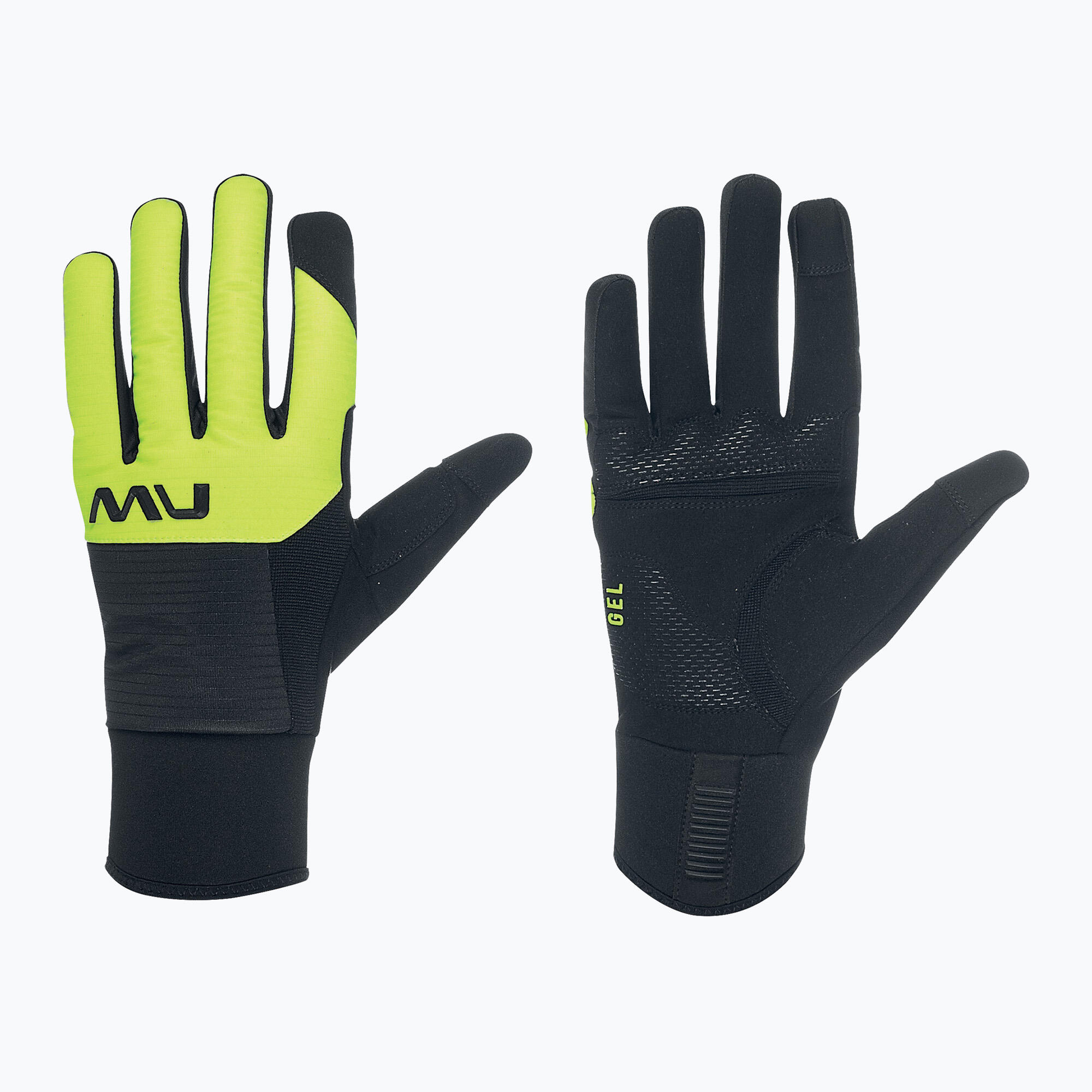 Gants Longs Northwave Fast Gel Noir/Jaune 5/5