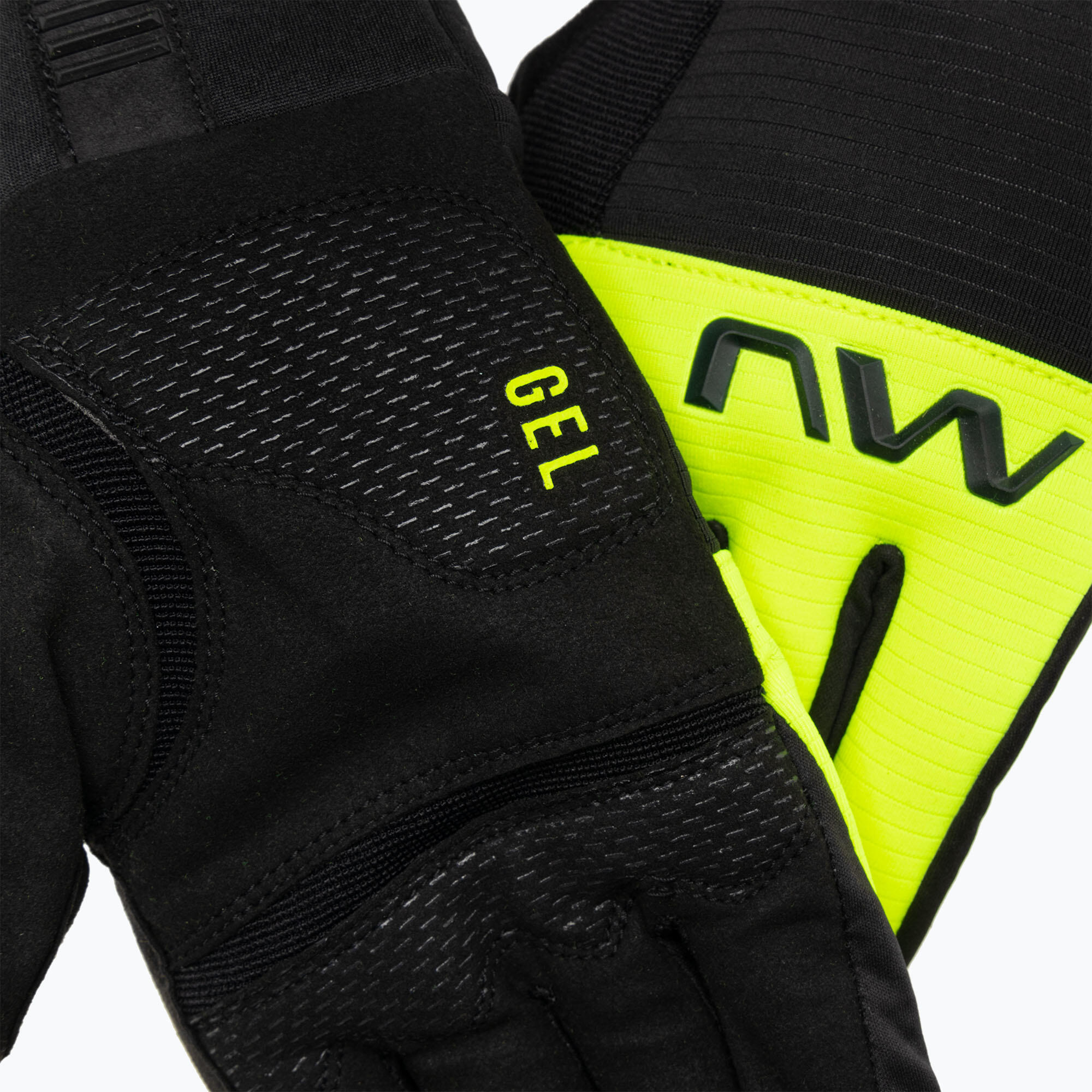 Gants Longs Northwave Fast Gel Noir/Jaune 4/5