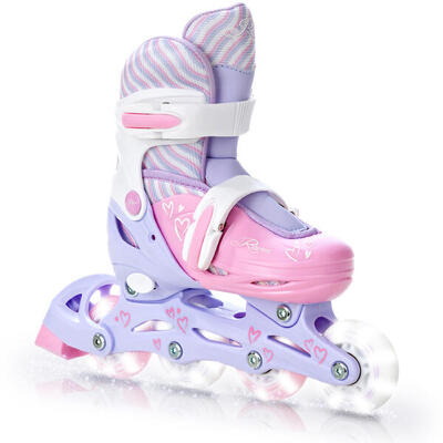 Rolki Regulowane Raven Loret Świecące Kółka LED