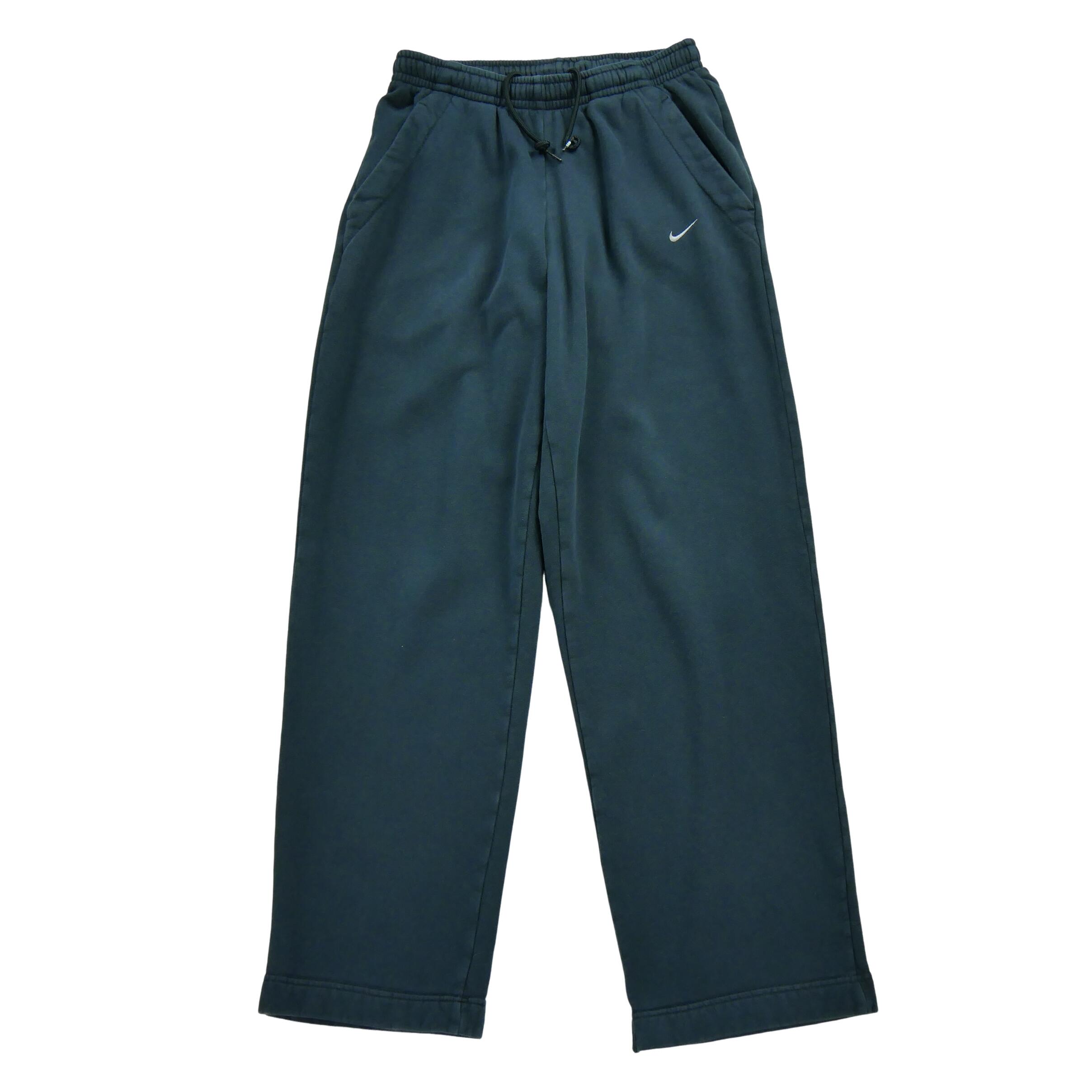NIKE Segunda Vida - Hombres Jogging Solo Swoosh Azul Marino - Muy Bueno