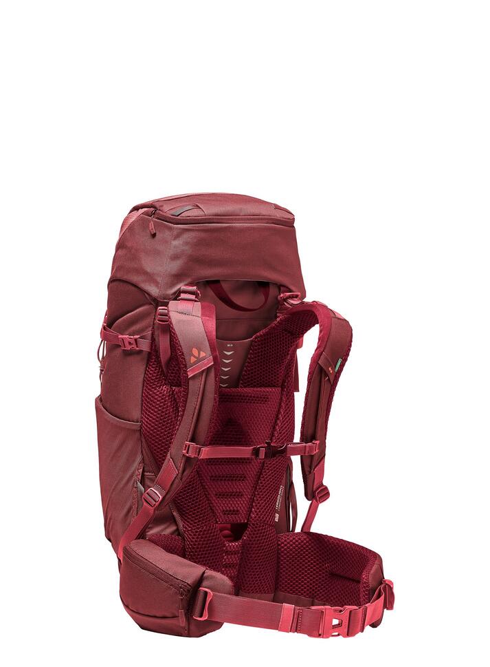 Plecak trekkingowy damski Vaude Asymmetric 38+8 - dark cherry