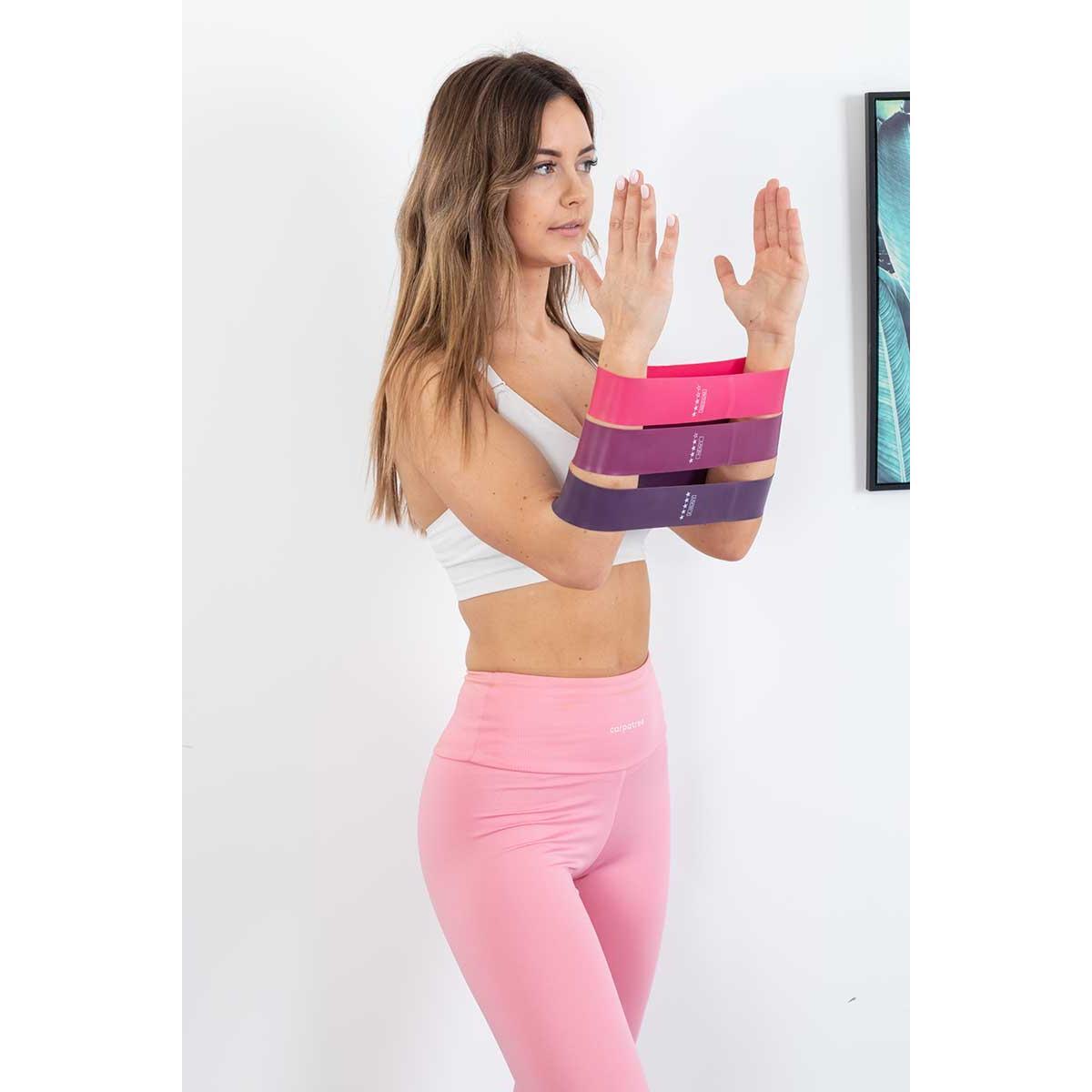 Taśma elastyczna fitness Enero Fit 5 sztuk (2,5 -15 kg) 2/7
