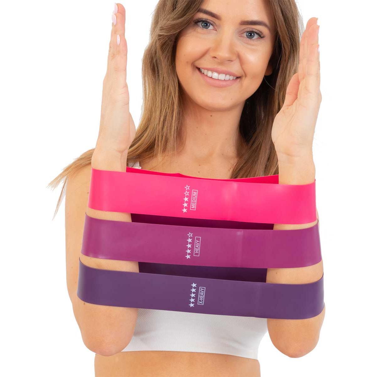 Taśma elastyczna fitness Enero Fit 5 sztuk (2,5 -15 kg) 3/7