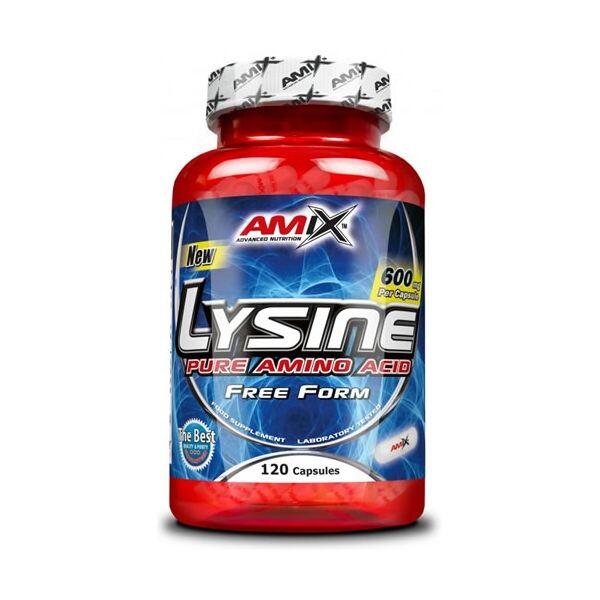 Lysine 600mg - 120 capsules de Amix Nutrition Exclusivo Online      27,50€  Preço por quantidade 229,17€kg AMIX Lysine 600mg - 120 capsules de Amix NutritionVendido e expedido por: NutriCorelam    