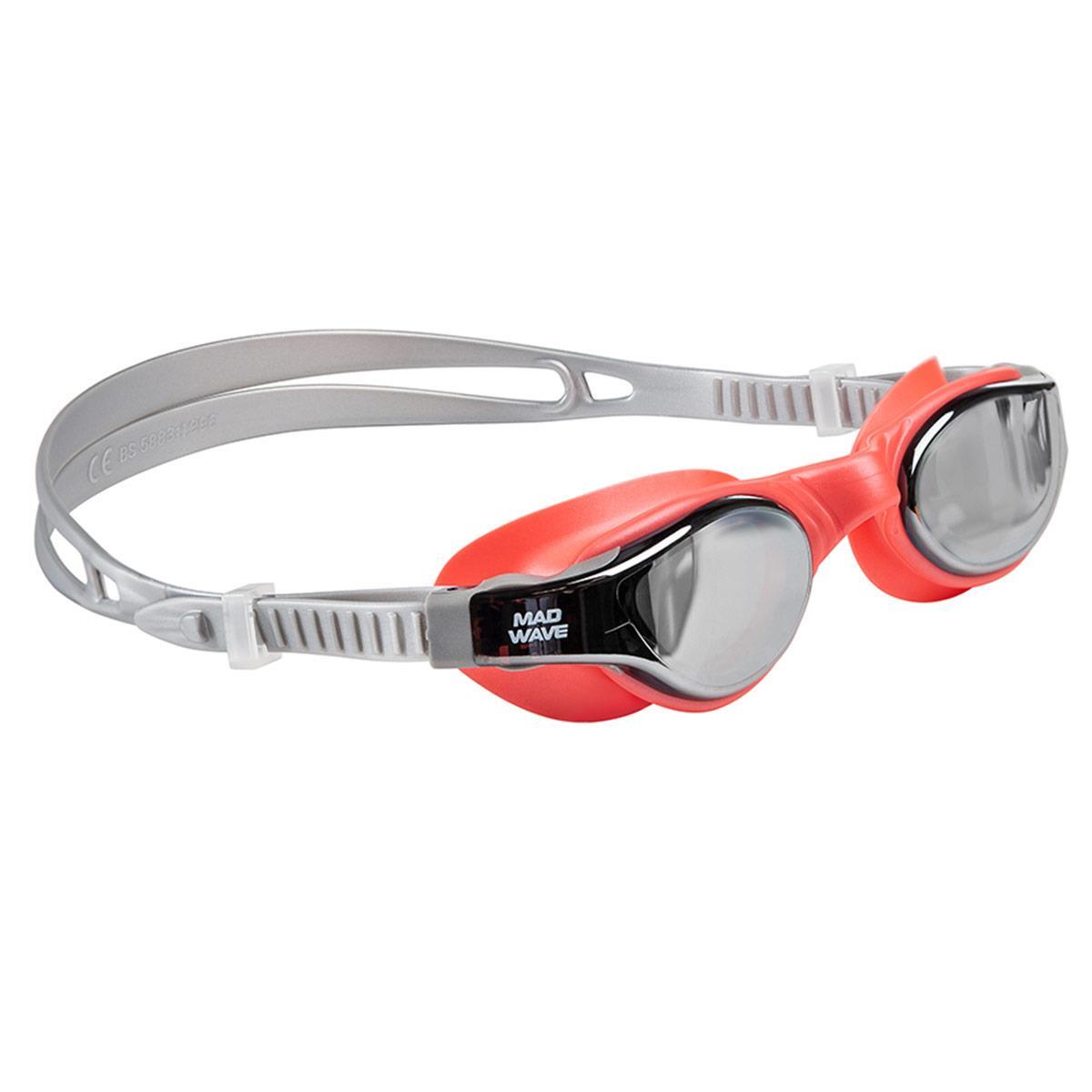 Mad Wave - Lunettes De Protection Mad Wave Ray Mirror - Corail - Lunettes De Natation - Jaune|orange - Adulte - Decathlon