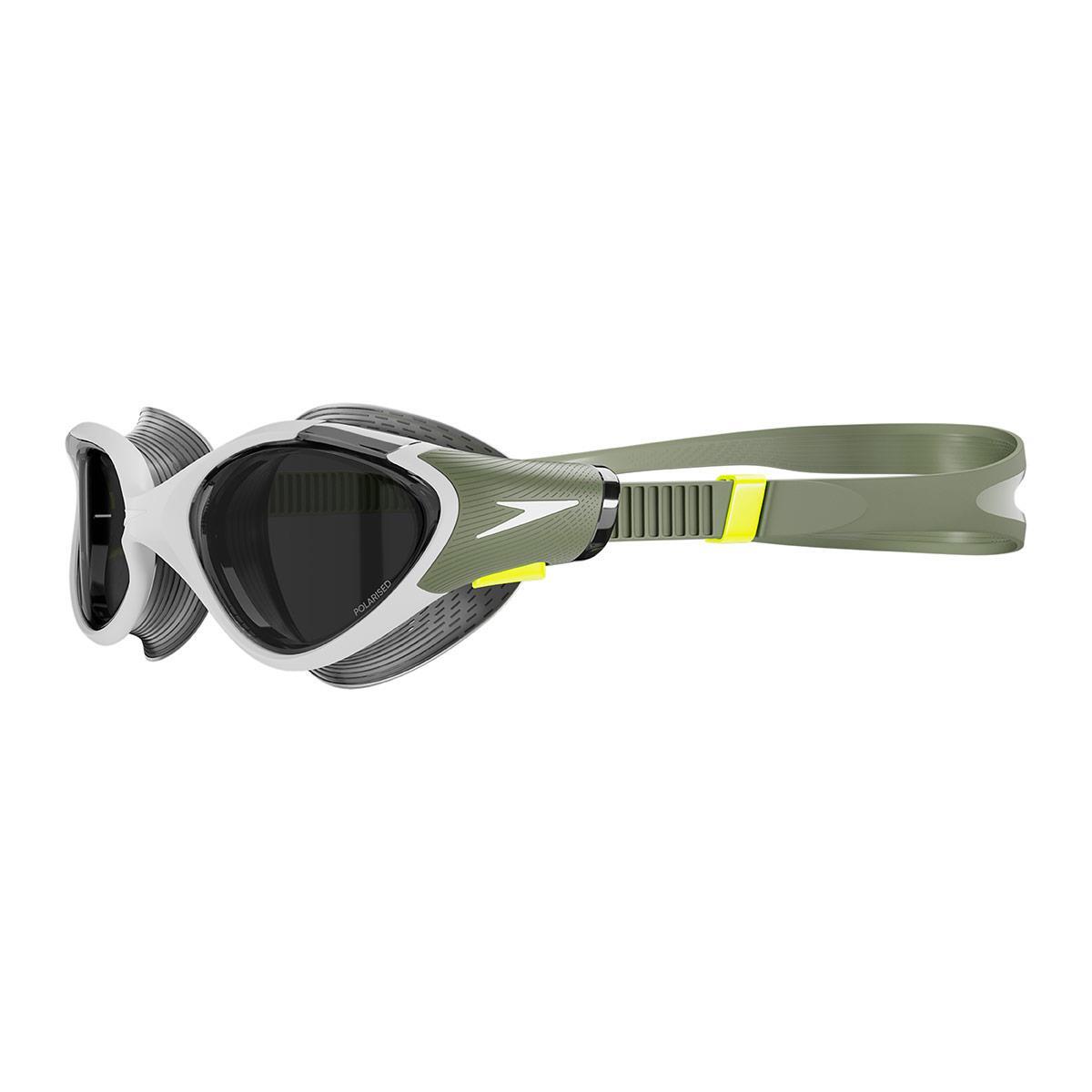 Speedo Lunettes de natation polarisées Biofuse 2.0 pour femme - Vert/Blanc 2/7