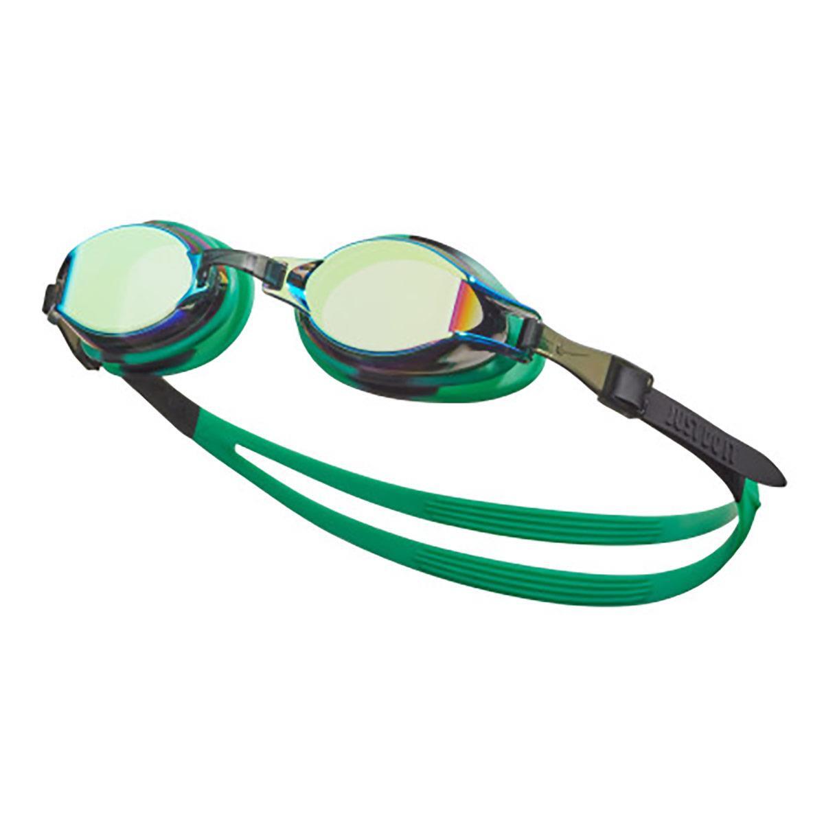 Occhialini da nuoto Nike Youth Chrome Mirrored - Verde shock 2/2