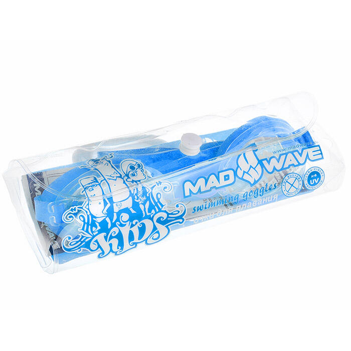 Lunettes de protection Mad Wave Stalker Junior - Bleues 5/5