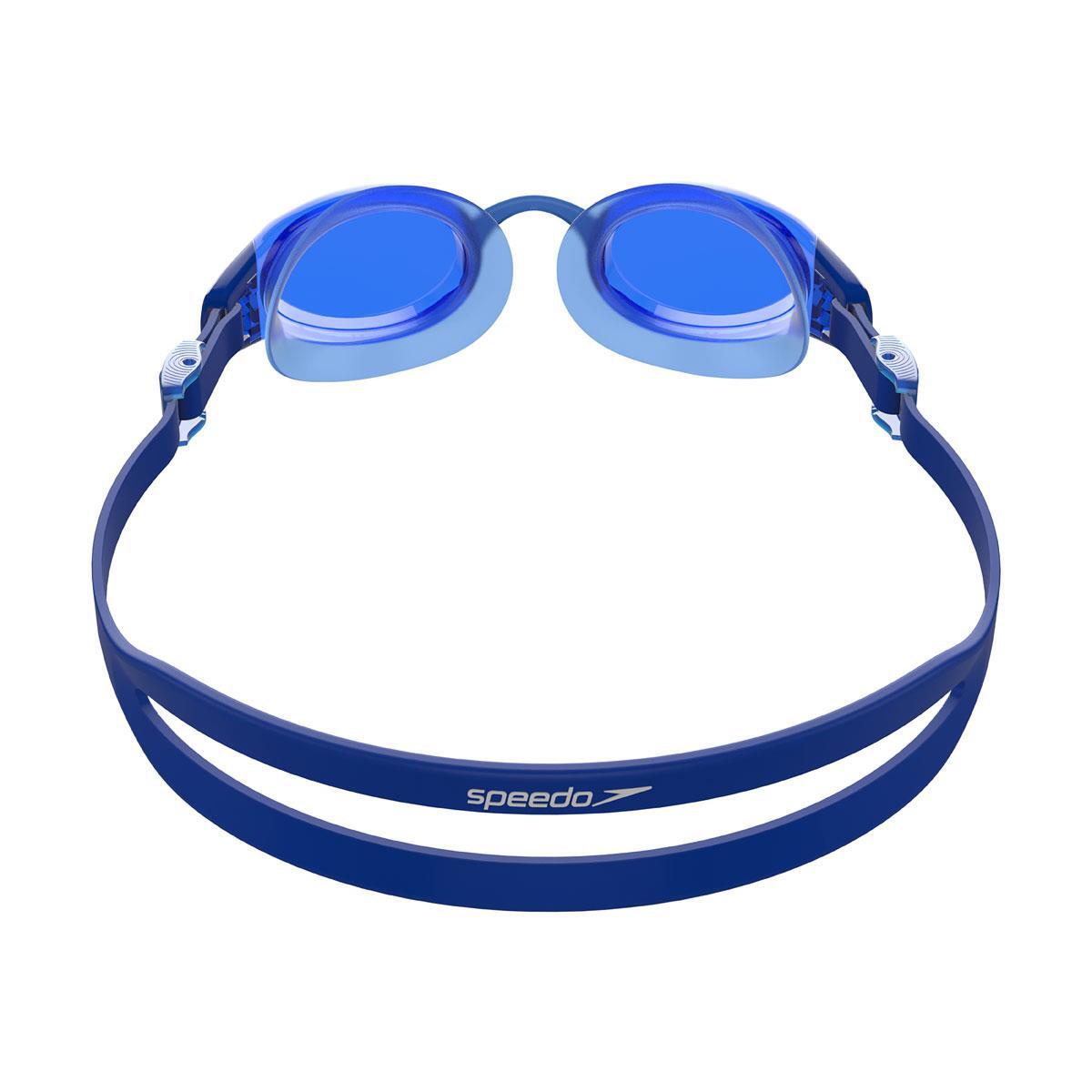 Speedo Mariner Pro Skibrille – Schönes Blau/Transparent/Weiß/Blau 4/5