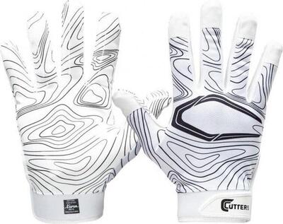 American football - handschoenen - receiver gloves - volwassenen (wit)