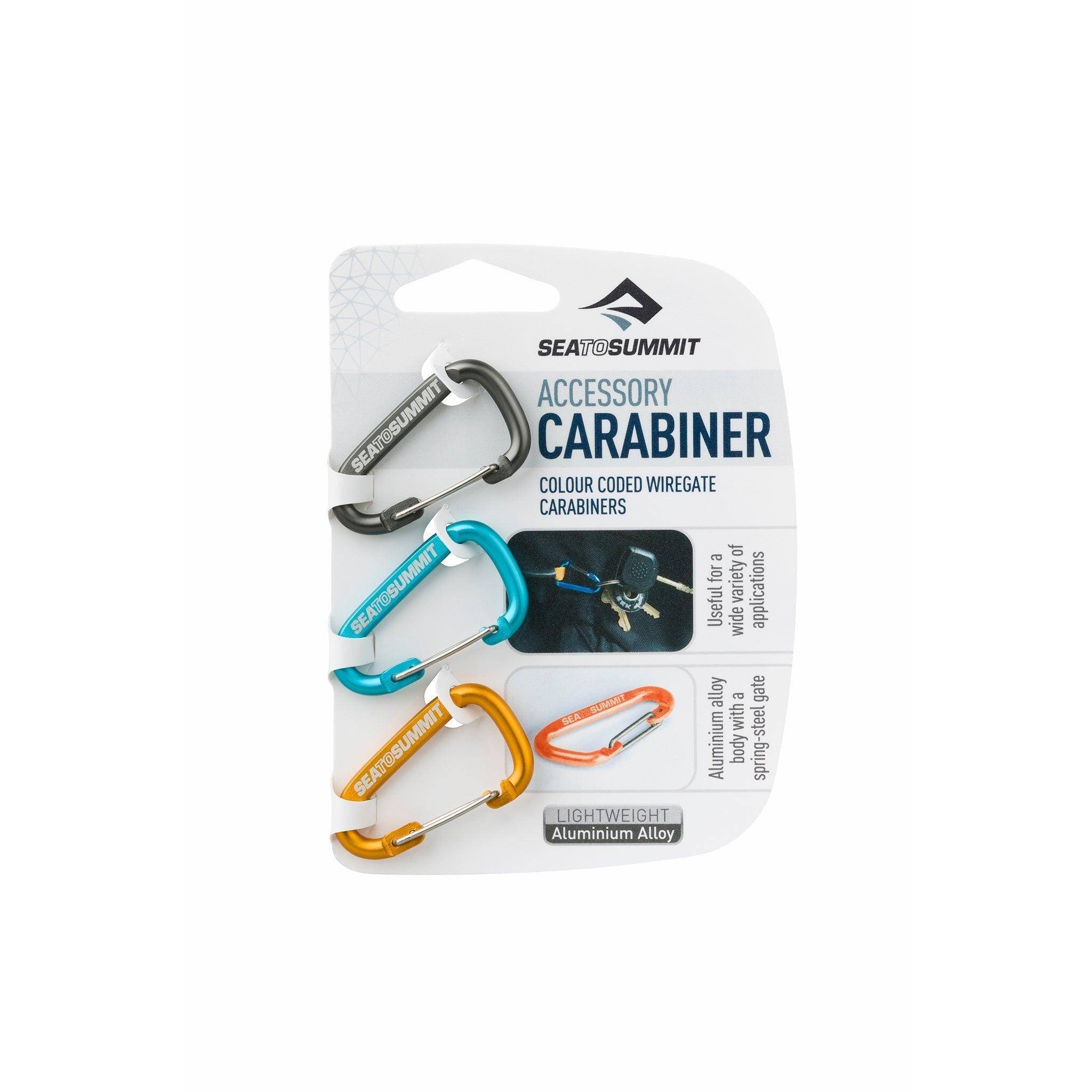 Sea to Summit Accessory Carabiner Set - [3 Piece] Small -  1