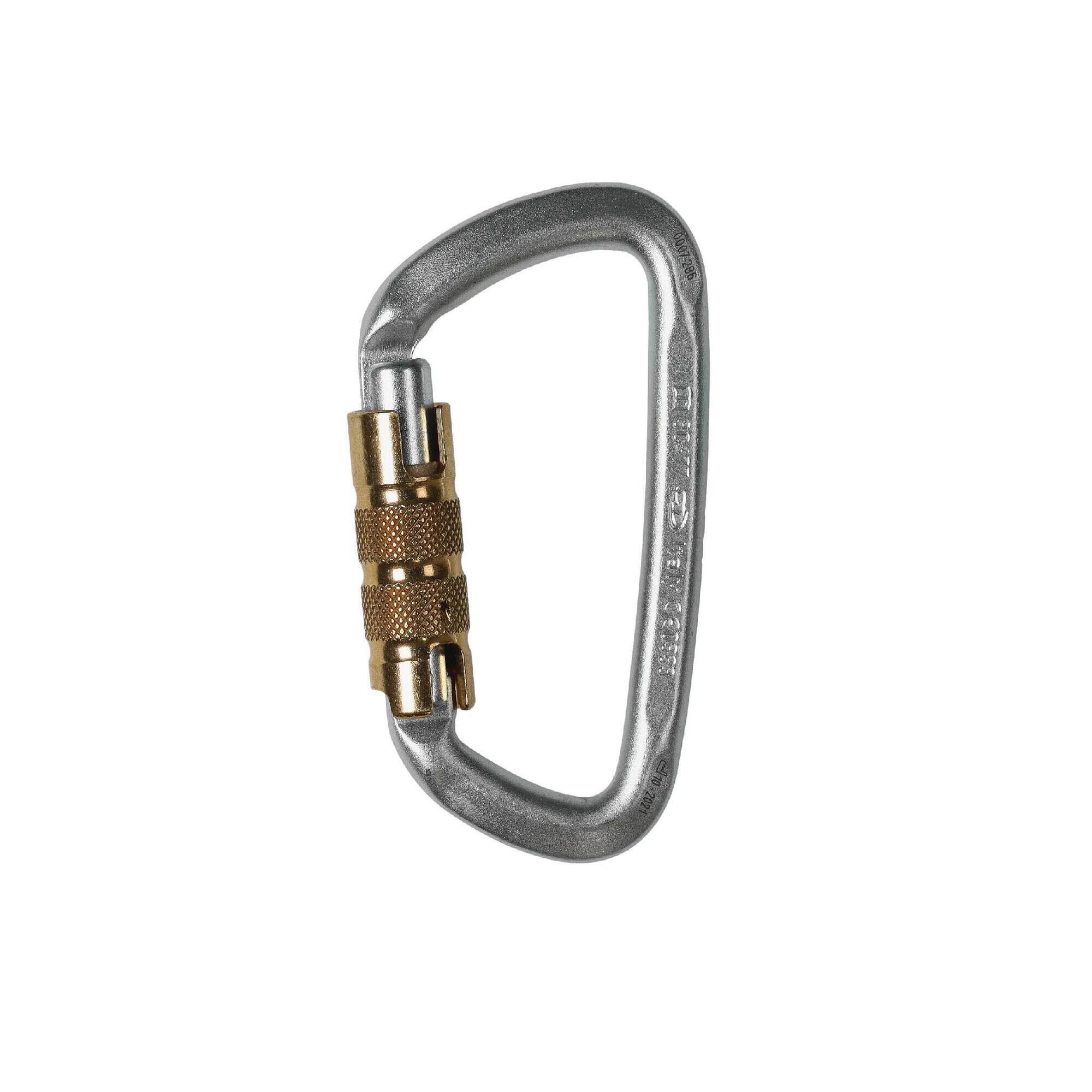 Karabinek do wspinaczki Climbing Technology D-Shape Steel TG