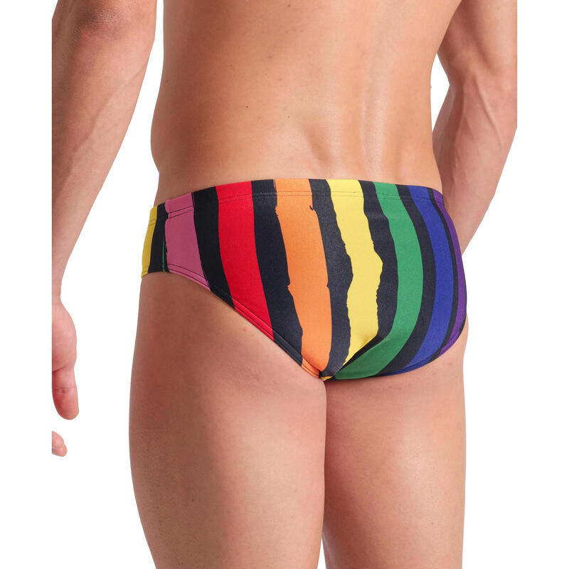 Slip de baie Arena Painters Stripe Swim Briefs