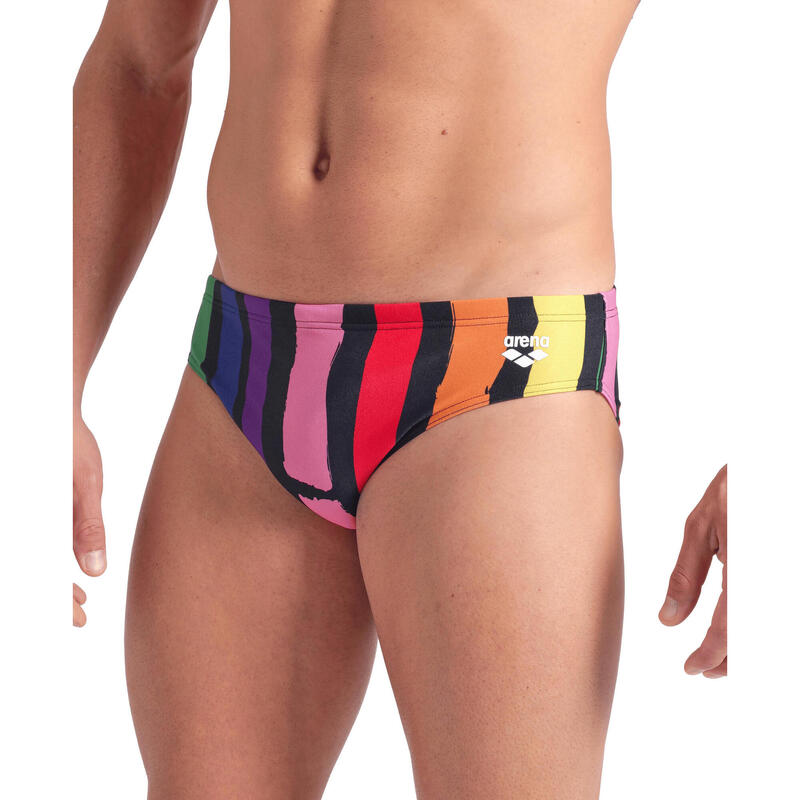 Slip de baie Arena Painters Stripe Swim Briefs
