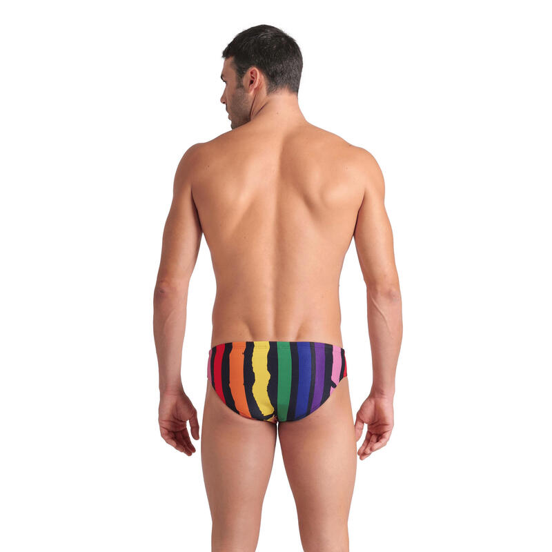 Slip de baie Arena Painters Stripe Swim Briefs
