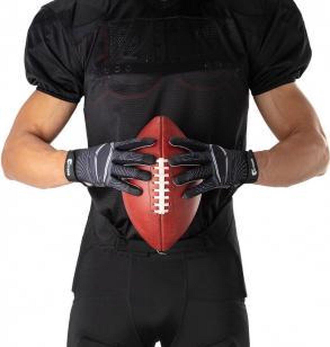 Football americano - Guanti - Guanti da ricevitore - Adulti (nero) 2/2