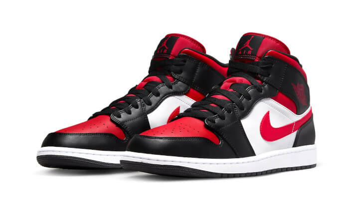 Air Jordan 1 Mid Alternate Bred Toe - Taille : 45.5 EU 2/5