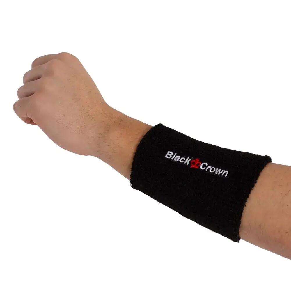 Black Crown Long Wristband Negro ÚNICA