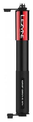 Lezyne grip drive hv s handpomp (max 90 psi / 6.2 bar) zwart / rood