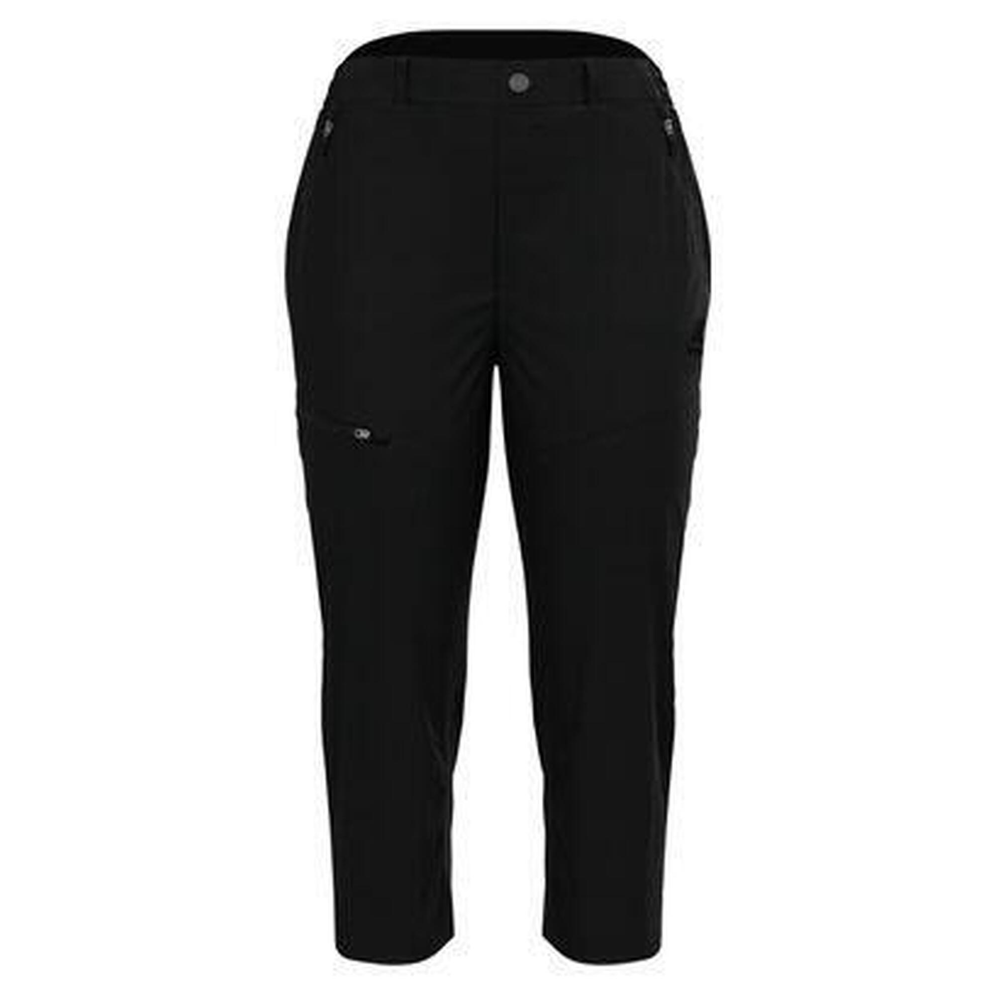 Odlo - Pantalon De Randonnée Femme Odlo 3/4 Ascent Light Noir - Pantalons - Noir - 36 Xs - Decathlon