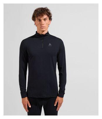 Base Layer Odlo 1/2 Zip Merino 200 Schwarz 3/7