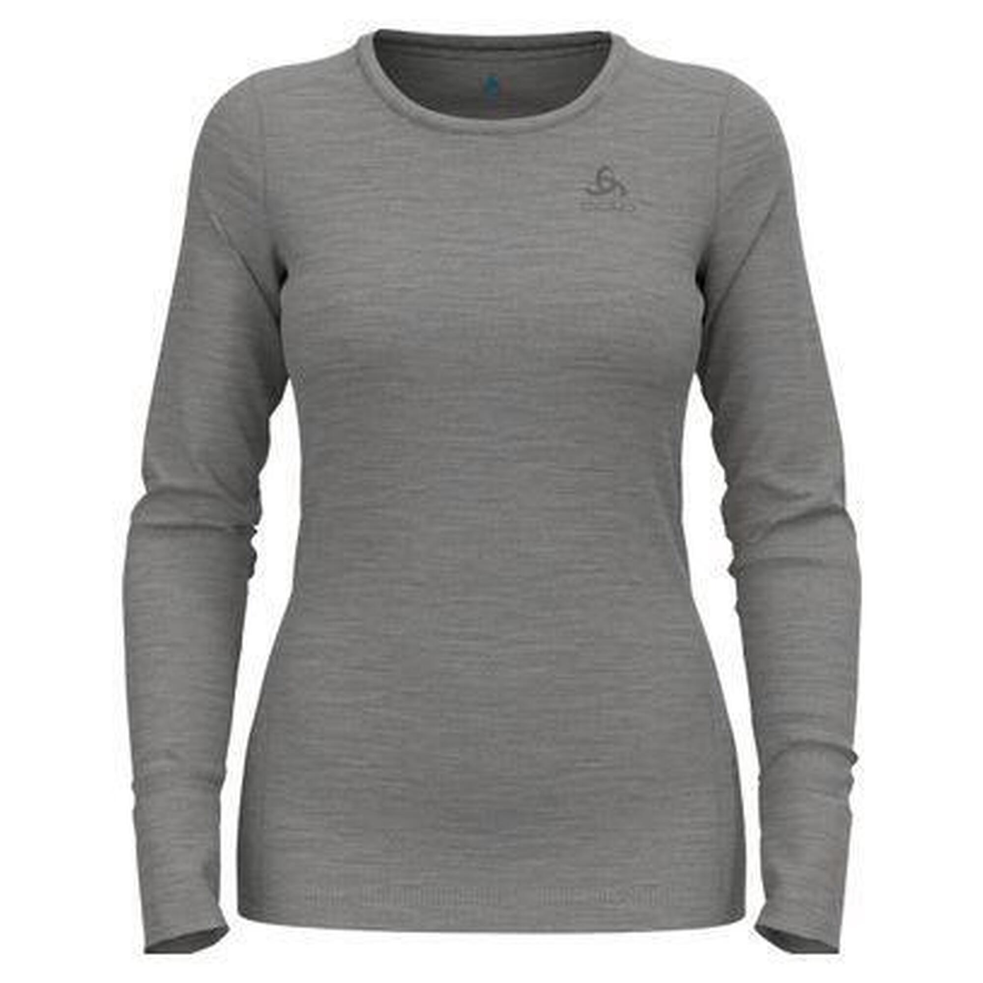 Koszulka termoaktywna z długim rękawem damska ODLO z wełną merino