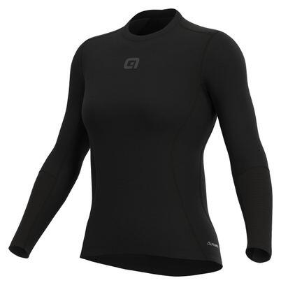Alé Grid Donna - Maglia a manica lunga Nero