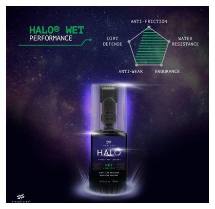 Lubrifiant Finish Line HALO WET 120ml + Applicateur Smart Luber 2/3