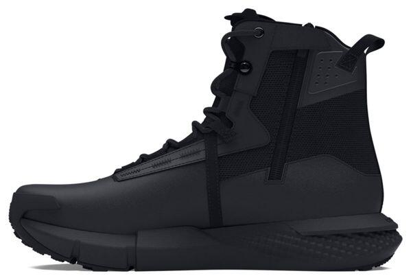 Under Armour Valsetz Waterproof Zip Military Shoes Black Men's 2/5