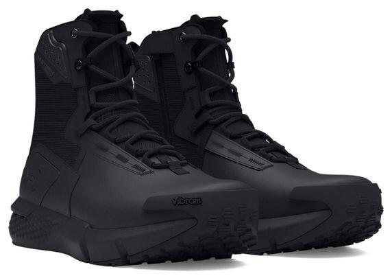Under Armour Valsetz Waterproof Zip Military Shoes Black Men's 5/5