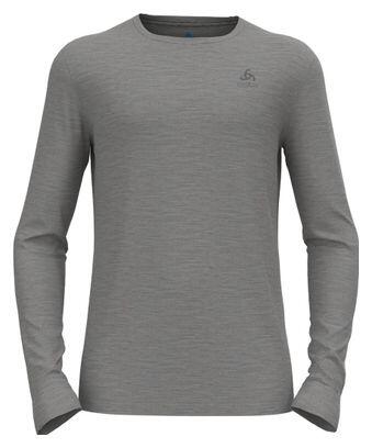 Baselayer Langarm Odlo Merinos 200 Natural Grau