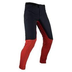 Leatt MTB Trail 2.0 — Pantalon Trail Rouge/Orange avec Chamois