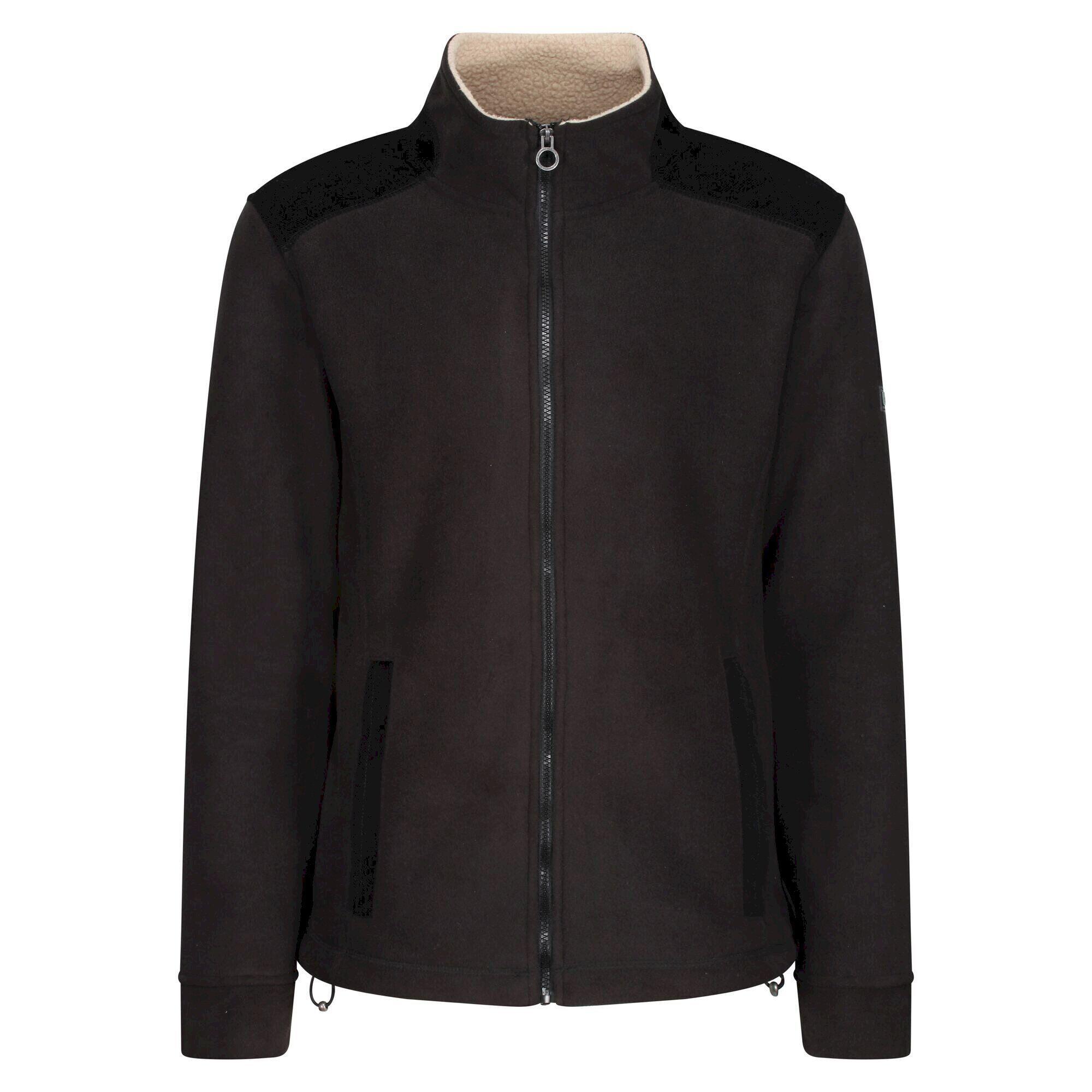 REGATTA Mens Full Zip Fleece Jacket (Black)