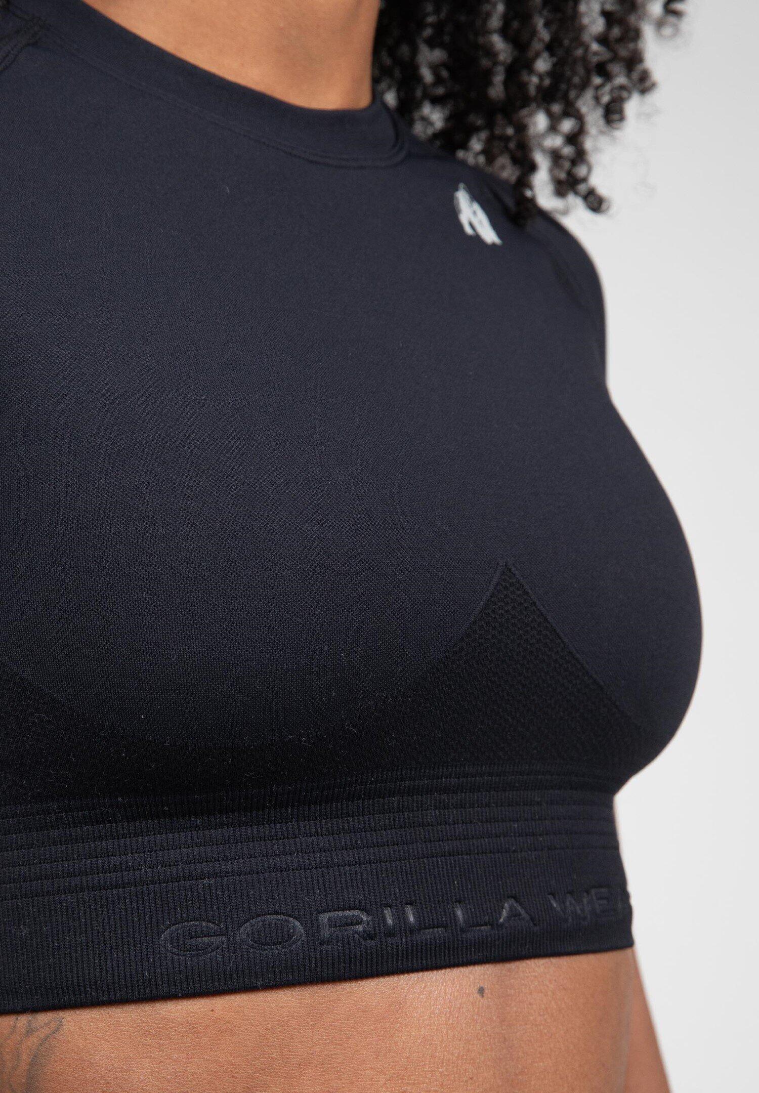 Whitney Sans couture Débardeur à capuche sans manches - Noir 6/6