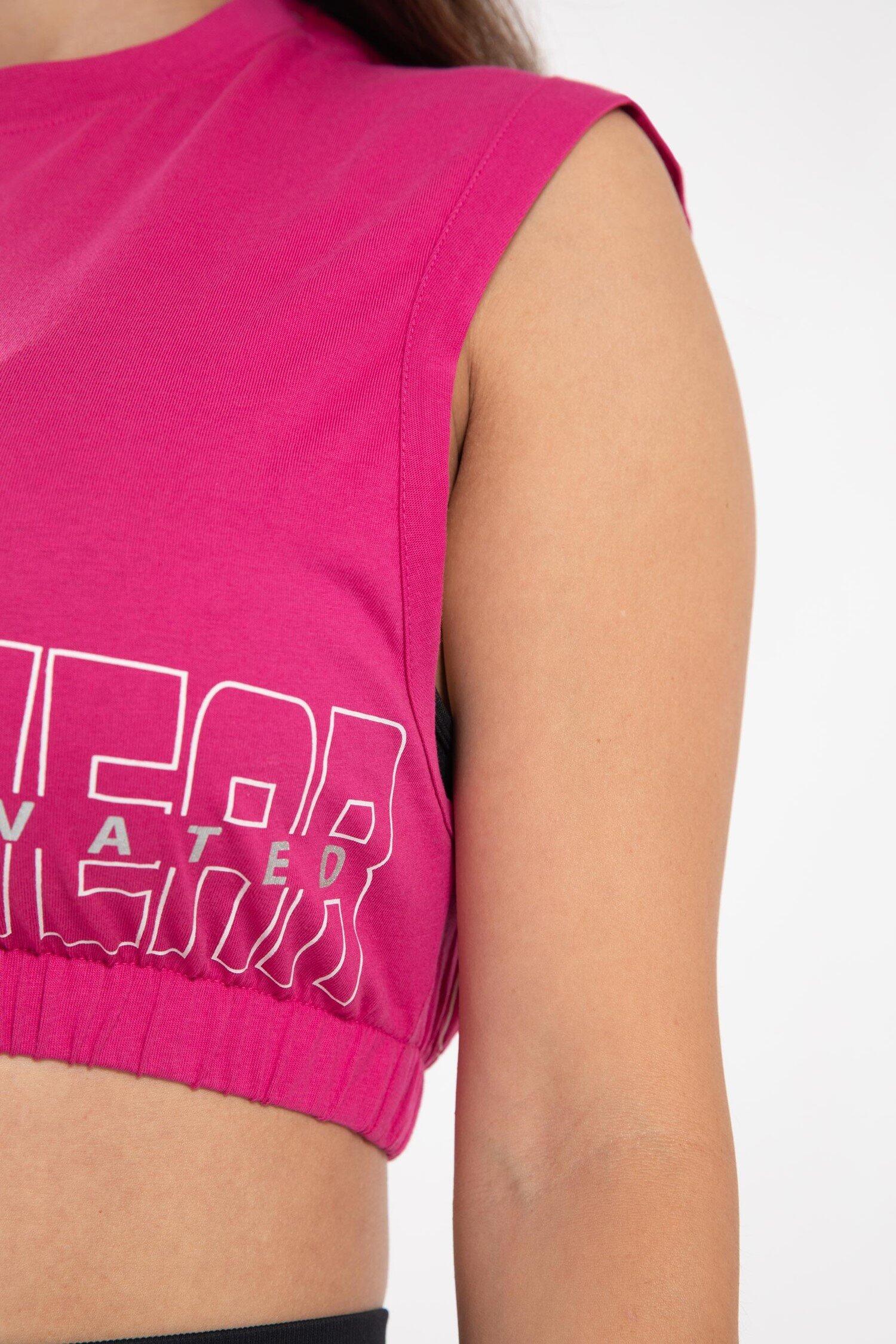 Albion Oversize Top con cappuccio - Rosa 6/7