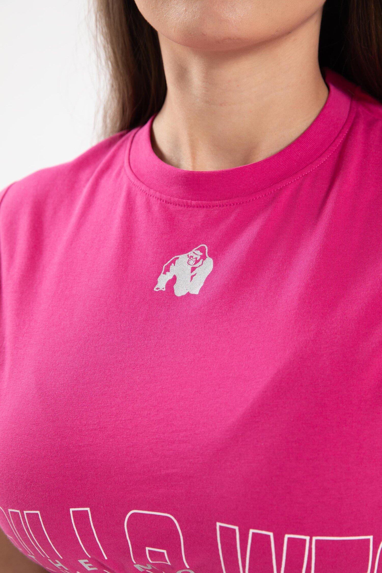Albion Oversize Top con cappuccio - Rosa 5/7
