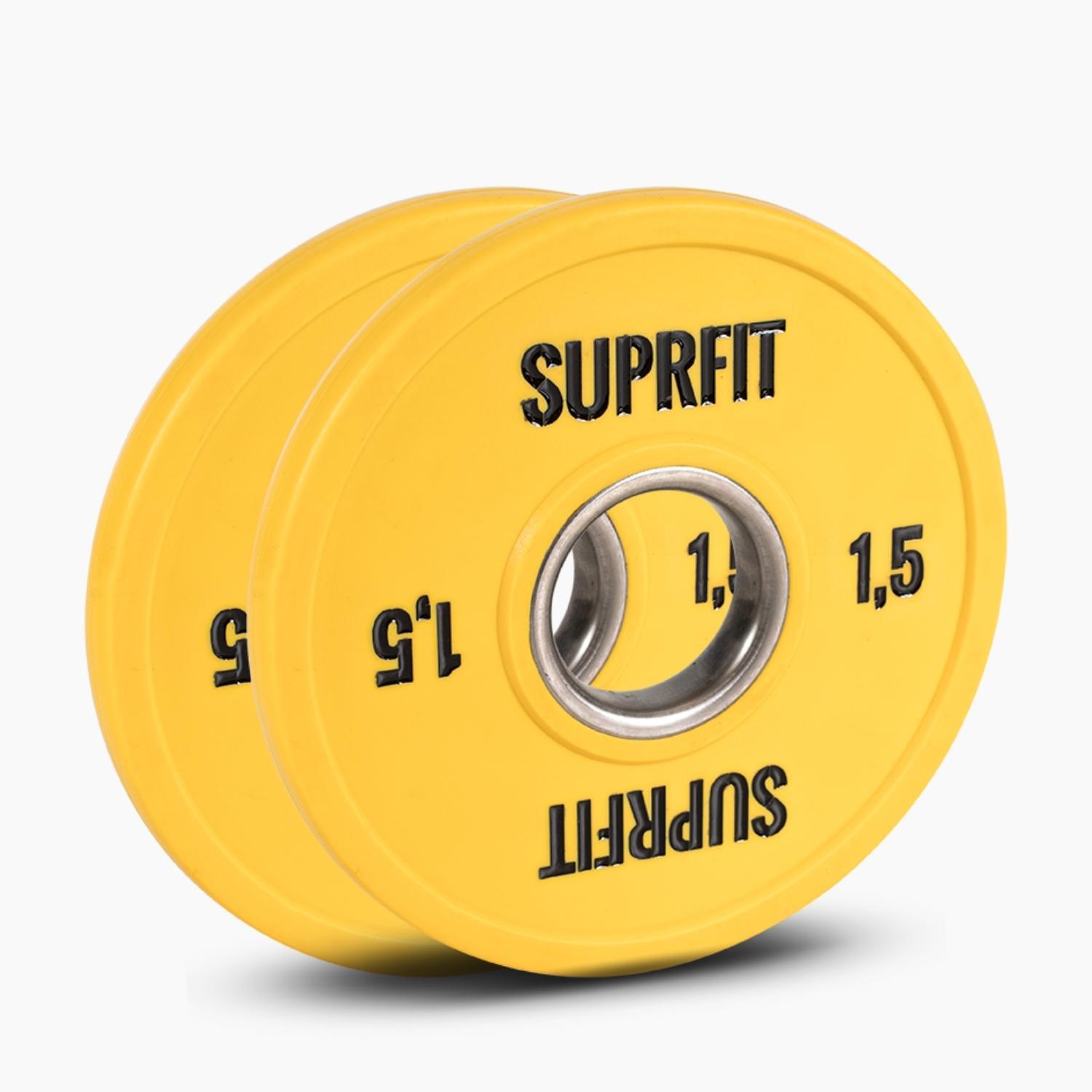 Mini Bumper Plates (coppia) Suprfit - 1,5 kg 2/4