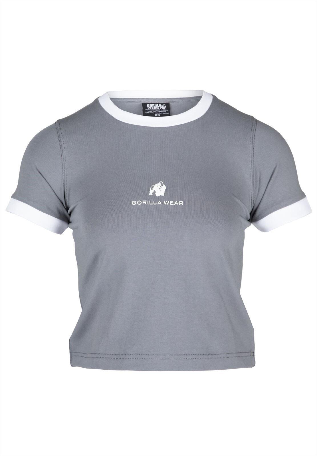 New Orleans Cropped Maglietta - Grau 2/6