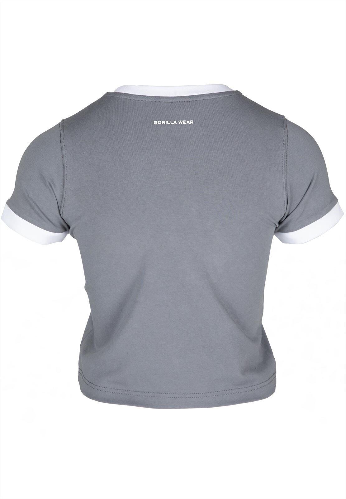 New Orleans Cropped Maglietta - Grau 3/6