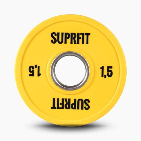 Suprfit Mini Bumper Plates (à l'unité) - 1,5 kg