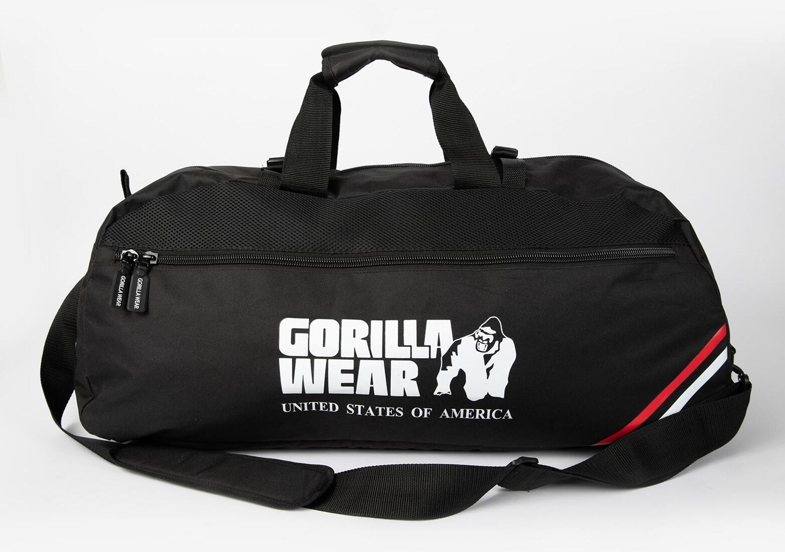 Sac Hybride Norris Gym Bag / Backpack – 66 L, Noir, 3 Façons De Le Porter, Idéal Pour Le Sport Et Le Quotidien
